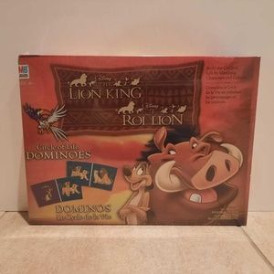 THE LION KING CIRCLE OF LIFE DOMINOES BY MILTON BRADLEY.....BRAND NEW!